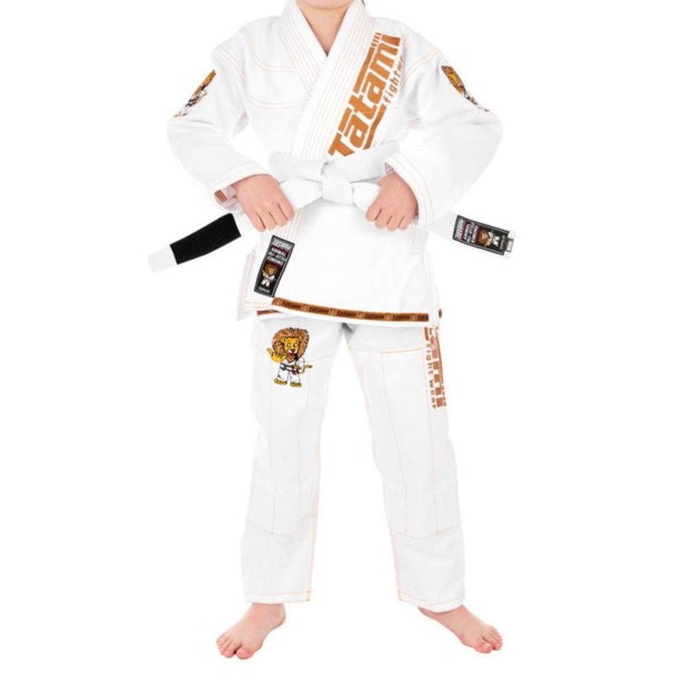 Tatami Fightwear Meerkatsu Kids Animal  Gi -whithe Size M1